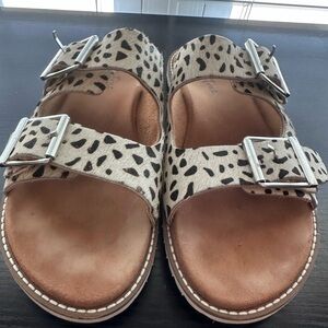 Stylish Leopard Print Women's Sandals by Diba True